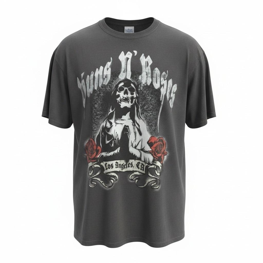 Vintage Guns N Roses Death Men Tshirt Size XL Rare See Photos A1910 XXL
