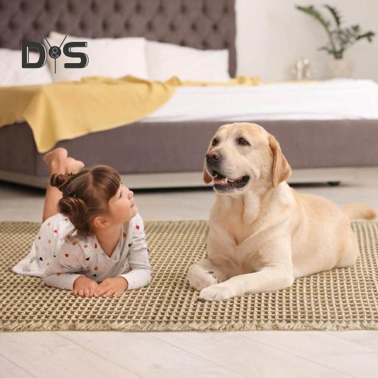 Floor Mat Absorb Moisture 3D Waffle Texture Door Mat Fringe Trim Anti-Slip Double-Layer Superior Absorbency Entryway Rug for Bathroom Kitchen