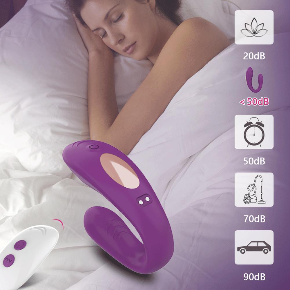 Wireless Remote Control Vibrating G Spot Clitoris Stimulators Double Penetration Dildo Vibrators Sex Toys for Women Couples Adult