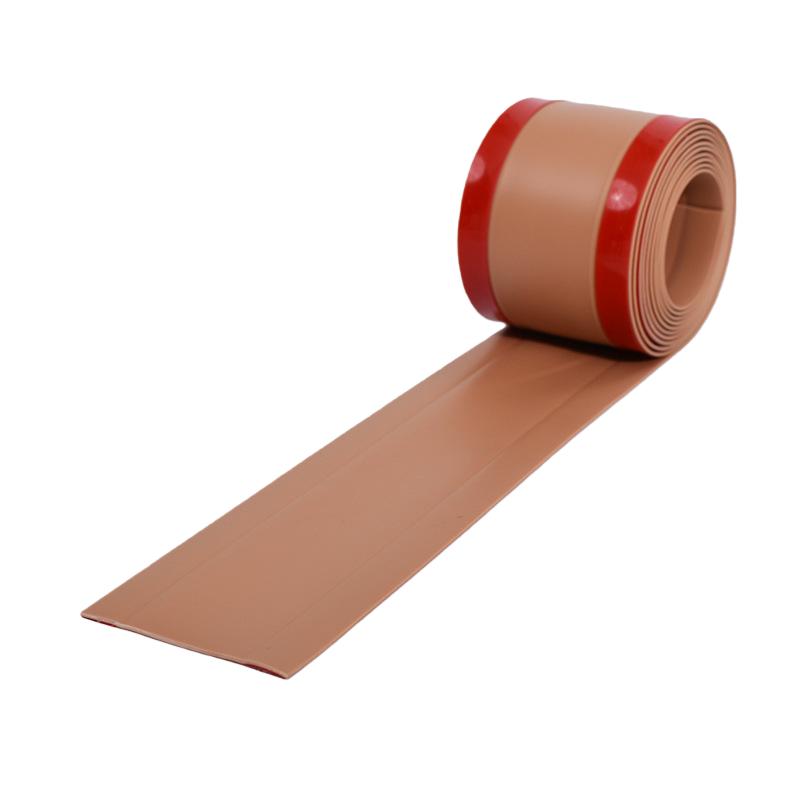 1PC 1m/39.37in  PVC Floor Cable Protector Self Adhesive Wire Cover Flexible Cable Duct Cord Hider For Home Office Desk TV Comput