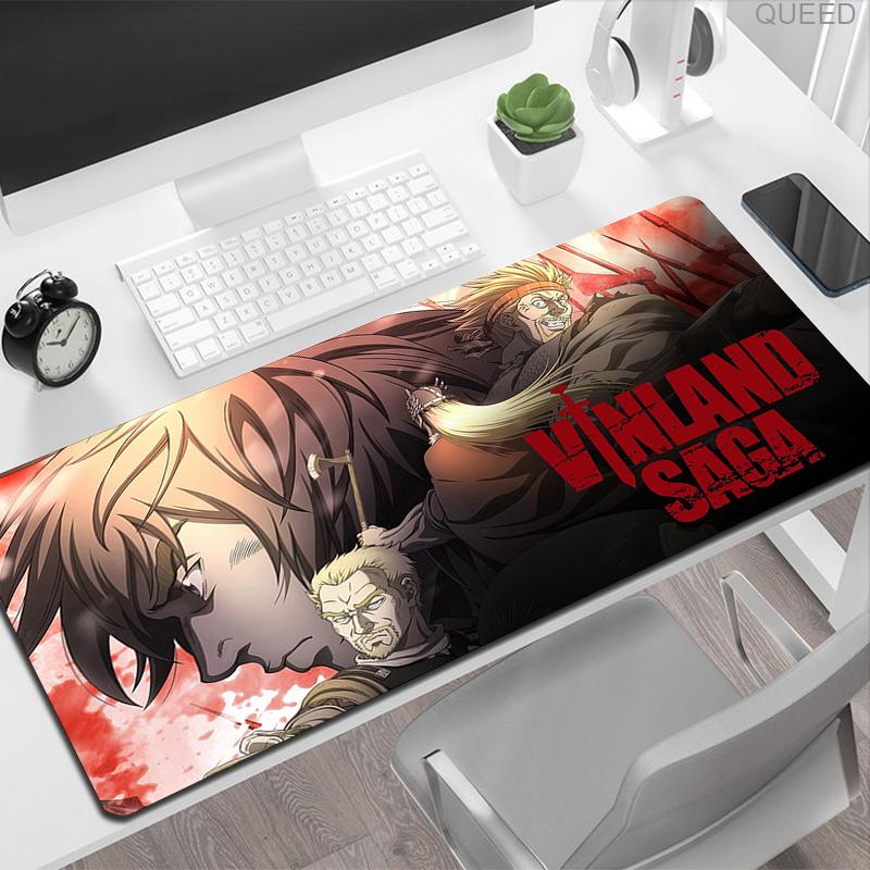 Großes Mauspadd Vinland Saga Mauspadd Gaming Groß Xxl Gamer Tastatur Mausmatte Schreibtischschutz Zubehör Computer PC Schreibtische Unterlagen
