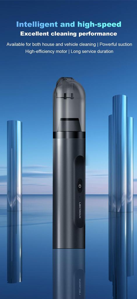 High Power Vacuum Cleaner, Mini Cordless,Rechargeable Portable Dust Collector, for Cars, Keyboard Gaps