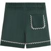 KITH Comfortable Soft Simple Breathable Shorts Kids shorts Green KHK060263-302