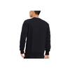 Li-Ning Sports Trend Series Embroidered Logo Crew Neck Long Sleeve Sweatshirt Men Tops Black AWDS923-3