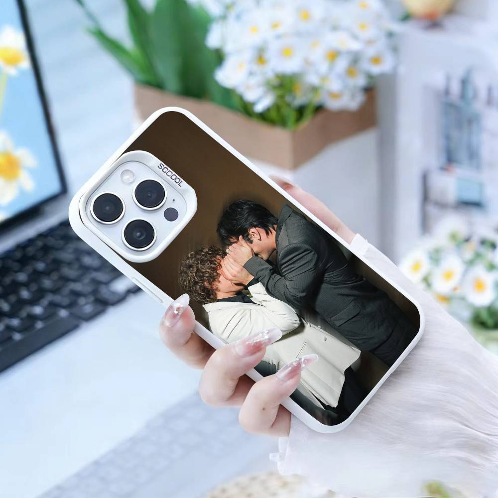 H-Heated R-Rivalry Phone Case For iPhone17, 16,15,14,13,12 Pro Max White Candy Matte Shockproof Cover