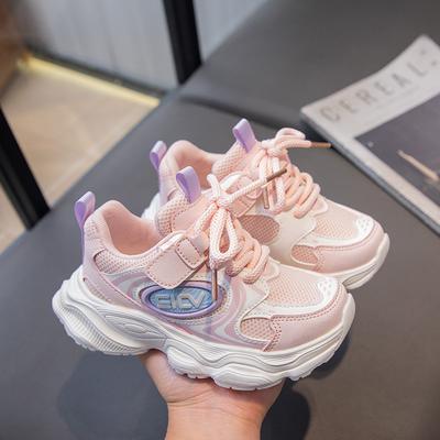 Children's Sports Shoes 2025 Spring and Autumn New Boys' Running Shoes Soft Sole Lightweight Breathable Girls' Fashion Casual Shoes