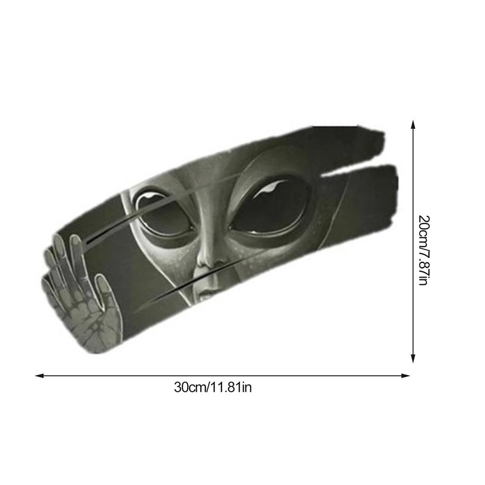 Universal Car Body Door Window Sticker 3D Alien Graphic PVC Vinyl Decal 30x20cm