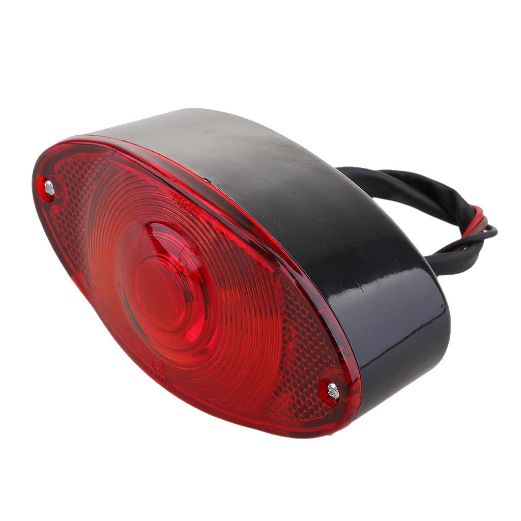 

Motorcycle Bike Rear Tail Stop Red Light Lamp With Brake Running License Plate Light Universal for Yamaha Suzuki Dirt Bike чёрный