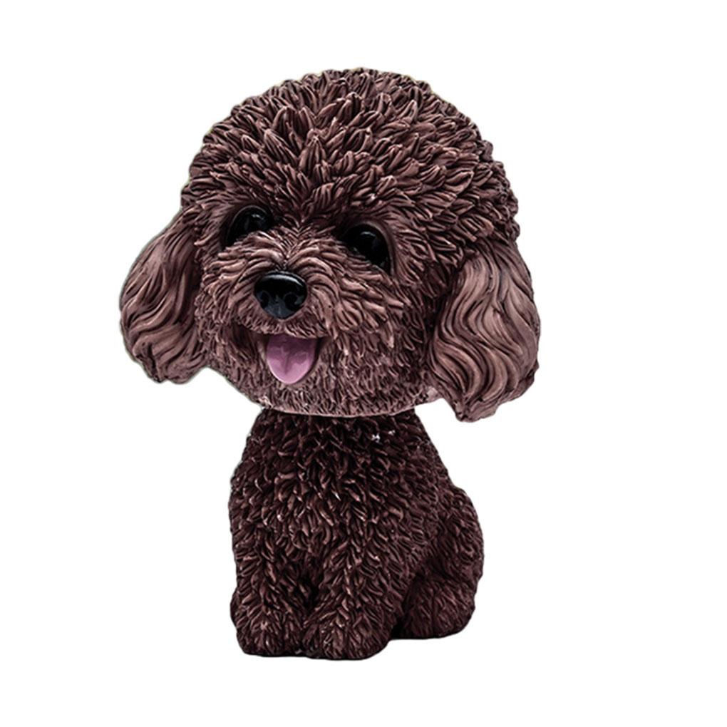 

Изысканное ремесло и уникальный щенок, кивающий головой, для салона автомобиля или дома, щенок, качающий головой, украшения