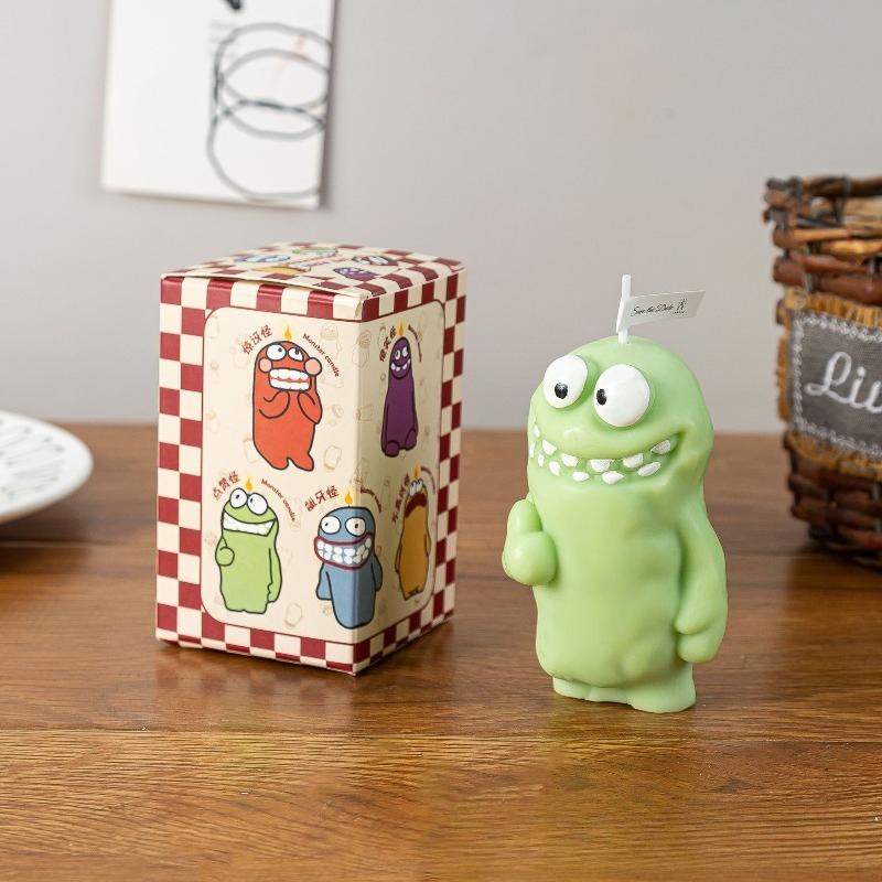 Креативная Уродливая Милая Земляная Монстр Свеча Ароматерапия Украшение Забавное Ароматерапия Ручной Работы Мультяшная Форма Свеча Украшение