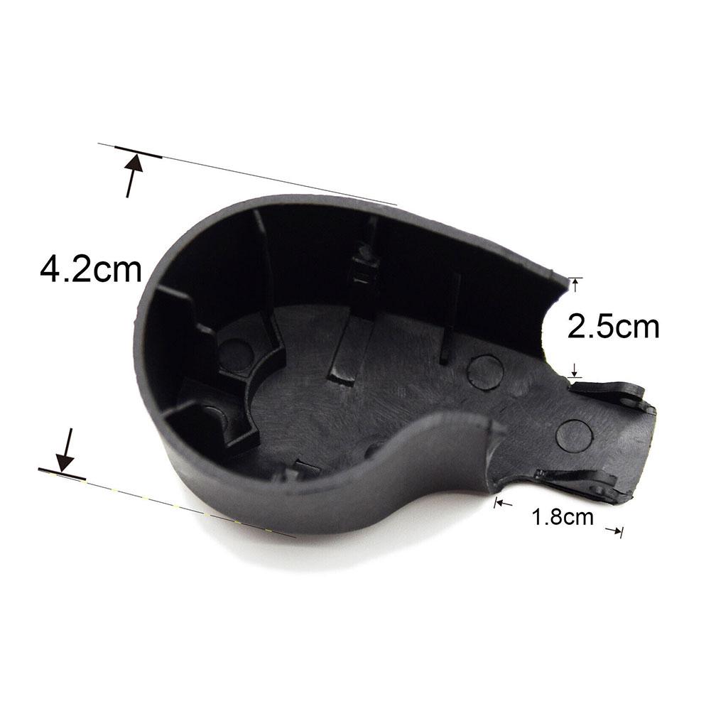 Couvercle de bras d'essuie-glace arrière en plastique noir, pièces de boulons à bascule 5K6955435, capuchon automatique 5GM955435 écrou J2M3 1 pièce