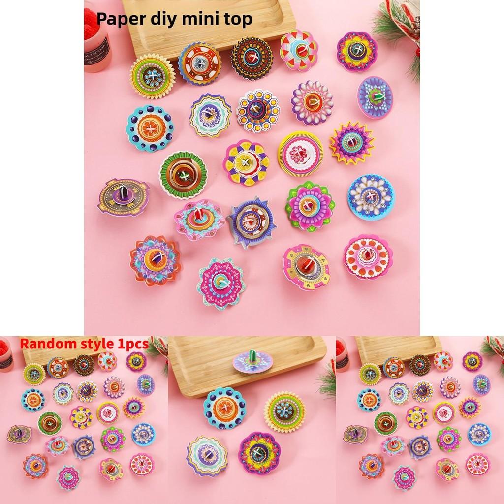 Diy Childrens 3d Puzzle Paper Gyroscope Art Craft Gift For Kids And School Rewards