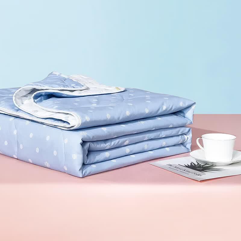 FUANNA 7-Hole Antibacterial Washed Cotton Summer Quilt