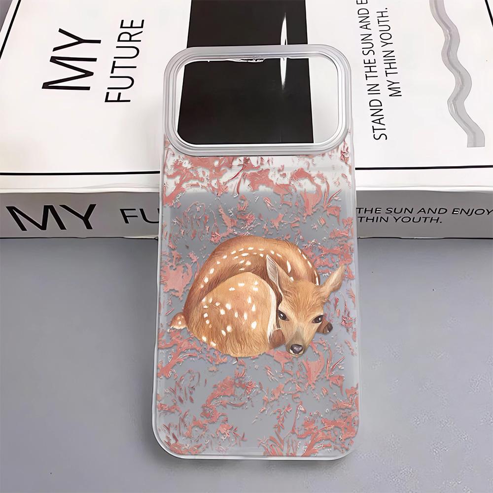 Pattern Design Of Deer Phone Case For IPhone 17 Pro Max 17Air 11 13 12 14 15 16 Plus Soft Silicone Senior Cover Case 15pro