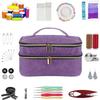Double Layer Sewing Kit Supplies Storage Organizer for Needles Scissors Measuring Tape Thread ToolsSewing Accessories Organizer