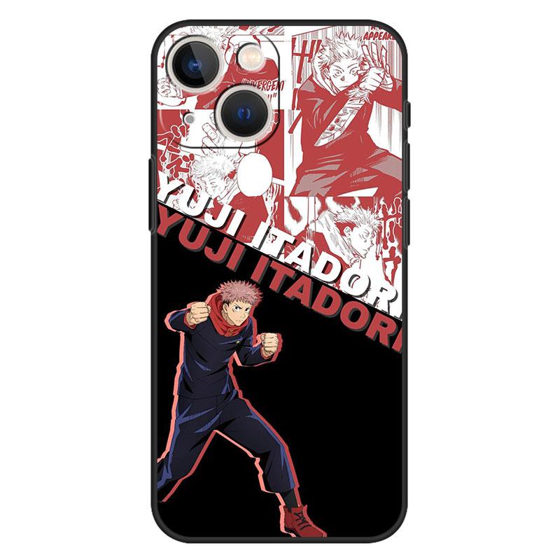 Case for Iphone 11 13 12 Pro Max Cover Xr 7 8 Plus Funda XS X 14 5 5s SE2020 Coque Yuji Itadori Yuta Okkotsu