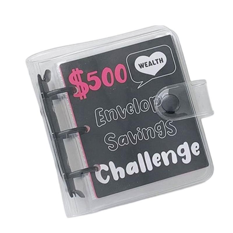 25 Pockets Money Holder Paper Money Collection Book Currency Holder Album 3 Rings PVC Binder Budget Money Saving Planner