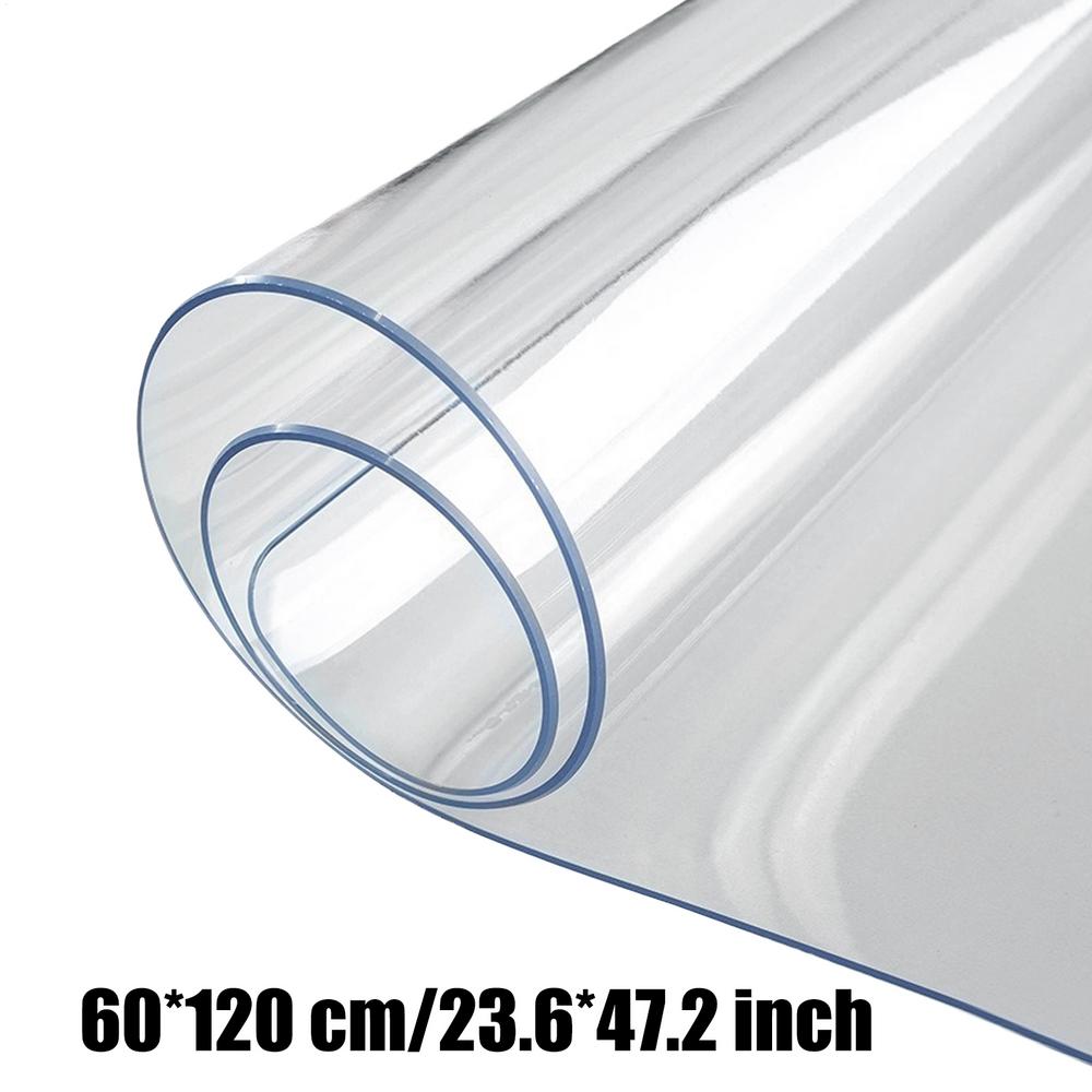 Transparent Table Protector PVC Protective Pad 0.7mm Thick Frosted Dining Table Cover For Kitchen Home Workplace Dressing Table