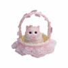 with Flower Basket Cat Squeeze Toy Simulation Cat Cat Squishy Toy Cat Fidget Toy  Children's Gift