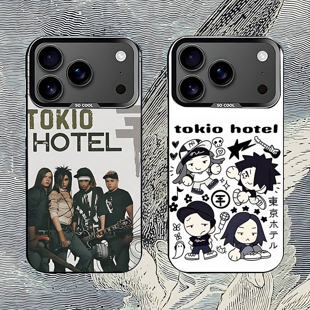 Bc Electrical Appliances Black Tom Bill Kaulitz T-Tokio Els Case For Iphone 17,16,15,14,13,12,11,Pro,Xs,Max,Plus,Mini,Se4,E Matte Shockproof Cover