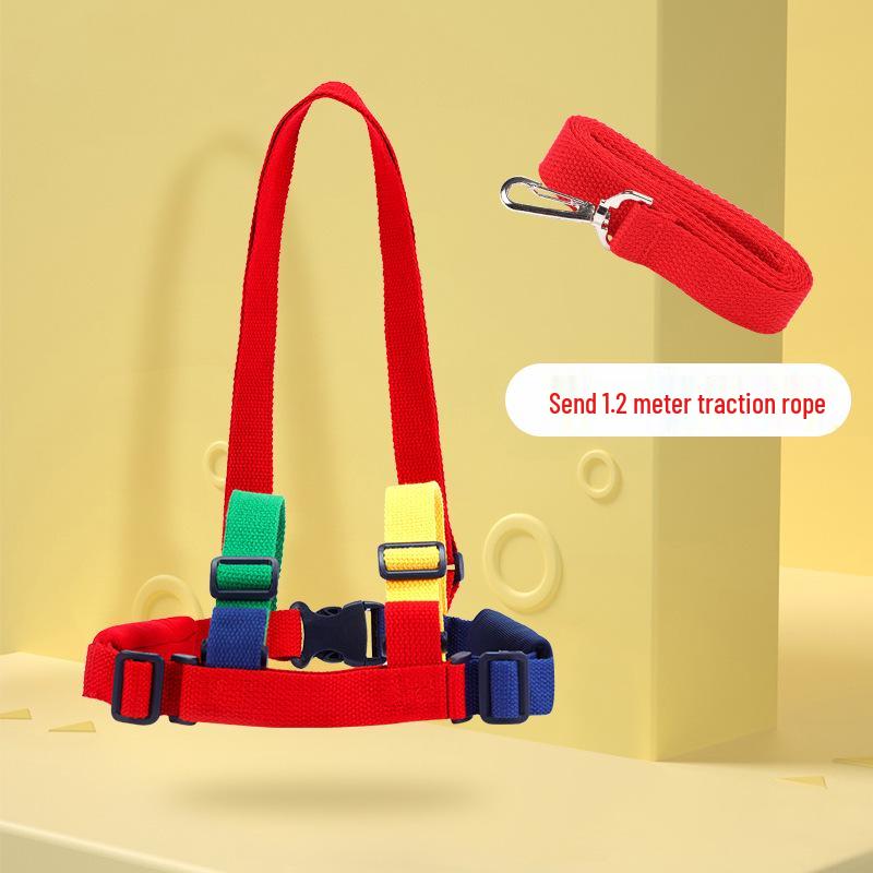 Children's Anti-Lost Backpack with Safety Harness and Walking Leash