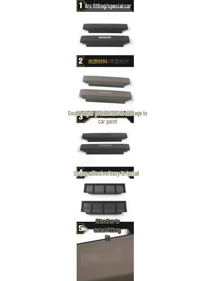 Ling Shang Stainless Steel Seat Kick Plate Covers - Decorative Sequin Accessories for 21 Ling Shang Models.