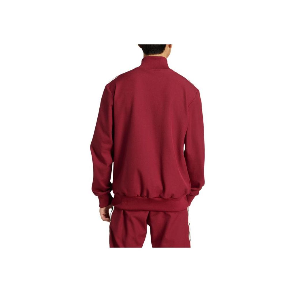 adidas Originals Anniversary Amsterdam Ajax Stand Collar Slim Fit Fashion Versatile Jacket Men Jacket Academy-Red JF2743
