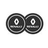 Hub Caps For Renault Koleos Captur Arkana Kadjar Megane Clio Scenic Logan Trafic Talisman 2Pcs Car Coaster Water Cup Mat Non-Sli