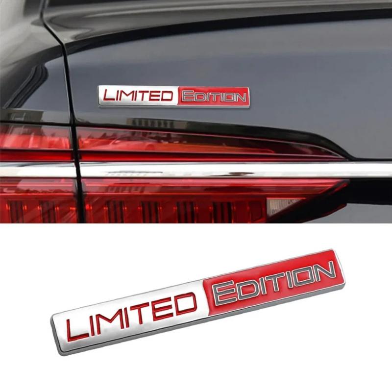 3D Limited Edition Metall Aluminium Klebeemblem Heckklappen-Plakette Kotflügel-Aufkleber Karosserie-Aufkleber Auto LIMITED EDITION Emblem