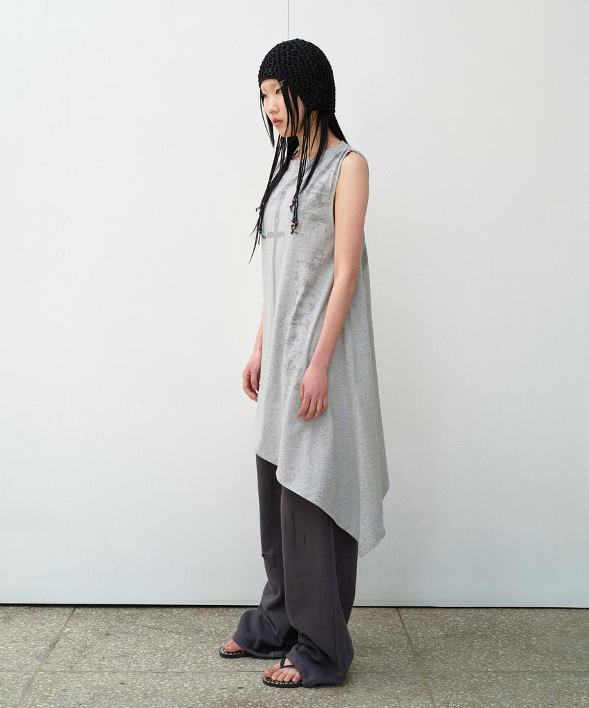 The Vinyl House Unbalance Layered One-Piece (W) Gray