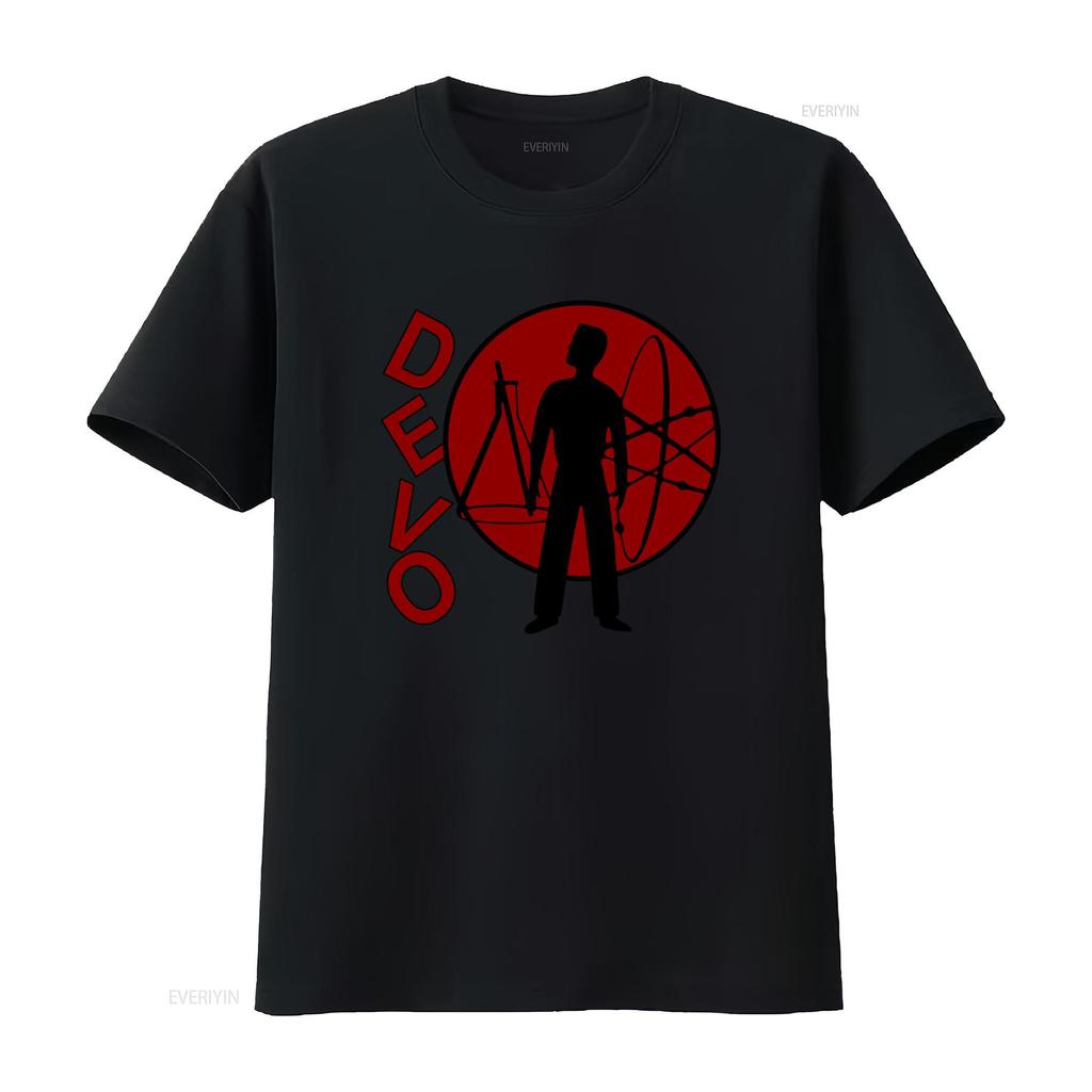 Devo Band T Shirt Cotton All Sizes Retro Rock Music Design Vintage Washed Homme Graphic Top For Everyday Wear Slightly