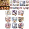 Exquisite 3d Miniature Dollhouse Furniture Kit With Led Light For Imaginative Kids
