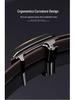 Men's Genuine Crocodile Pattern Leather Belt with Automatic Buckle - Stylish Casual Business Accessory