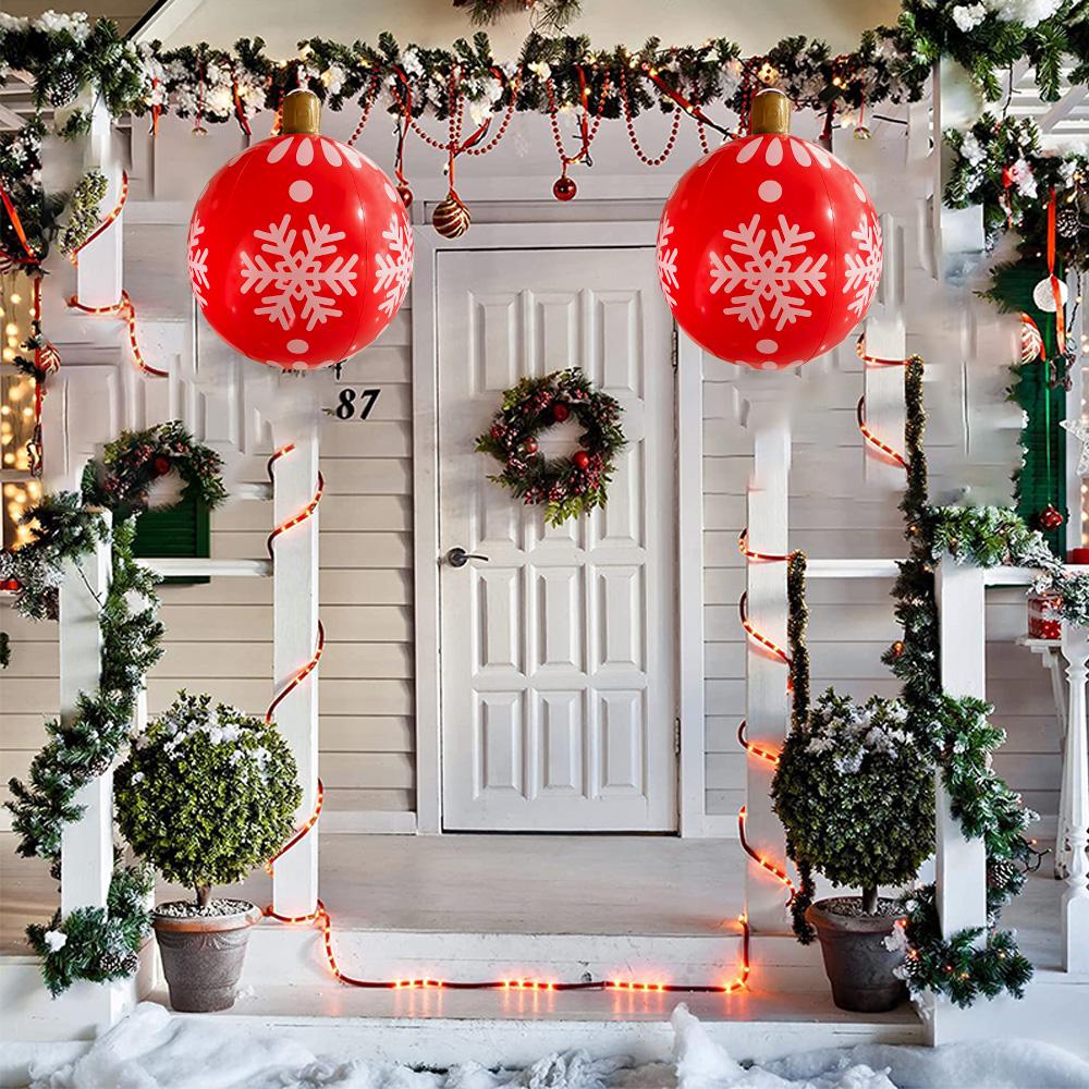 2026 Pvc Christmas Decoration Balls Outdoor Outdoor Hanging Tree Lantern Balls, Indoor Shopping Mall Bar Decorations