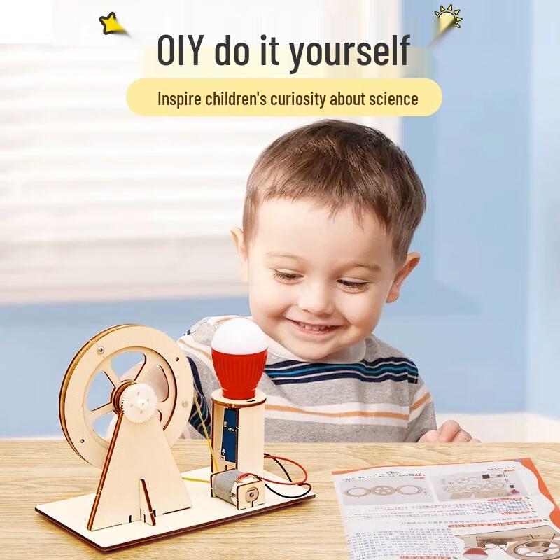 Zestaw naukowy generatora ręcznego DIY