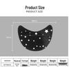 Black Printed Eyelash Extension & Eyeshadow Isolation Stickers - Non-woven, Disposable Removal Tools