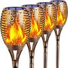 Outdoor Waterproof Decoration Flickering Dancing Flame 96 51 33LED Solar Torch Light for Garden Pathway