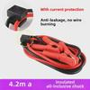 2000A Pure Copper Car Battery Jumper Cables with Clamp & Protection, 4m