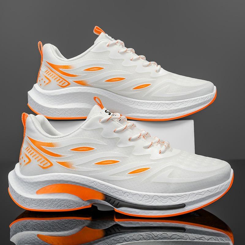 2025 Men Trend Sneakers Versatile Fashion Mesh Breathable Elasticity Running Shoes Outdoor Anti-slip Tennis Training Shoes Sport