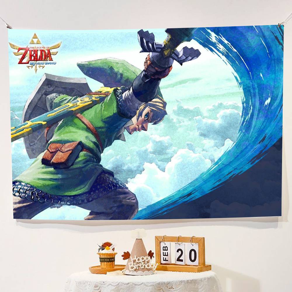 The L-Legend of Z-Zelda Polyester decorative wedding background Classic design decorations