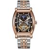Orologio Automatico Tourbillon da Uomo Durenwei - Forma a Barile, Design Cielo Stellato Giorno/Notte