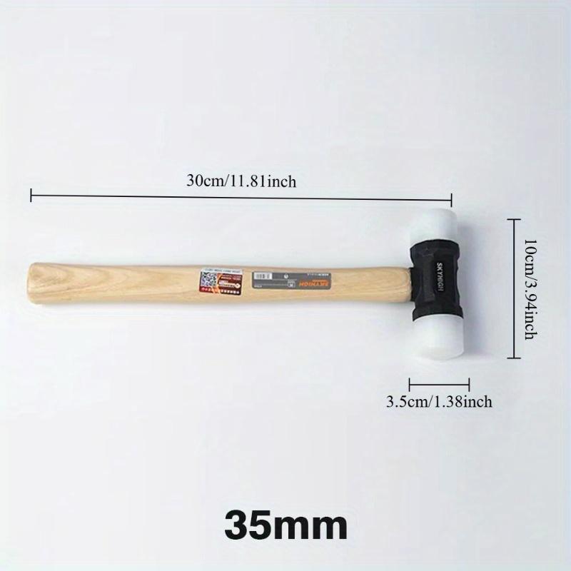 1Pc Nylon Head Mallet Hammer Dual Face Jewelry Metal Art Leather Craft Tool Handmade DIY Leather Punch 32/35mm Choose