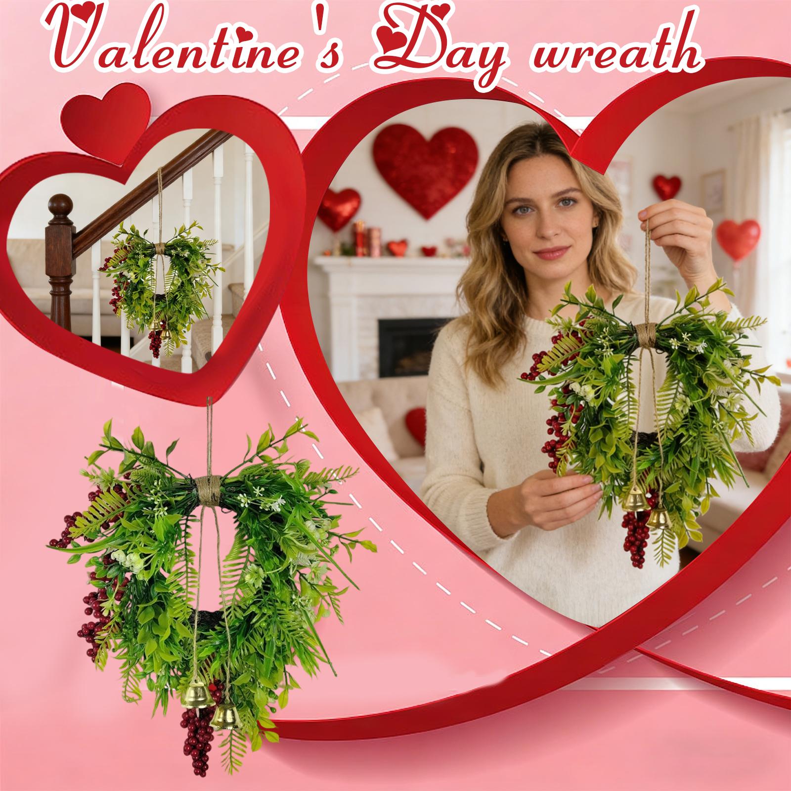 Рождественские украшения Красная гирлянда Дверные подвесные вешалки ONE SIZE