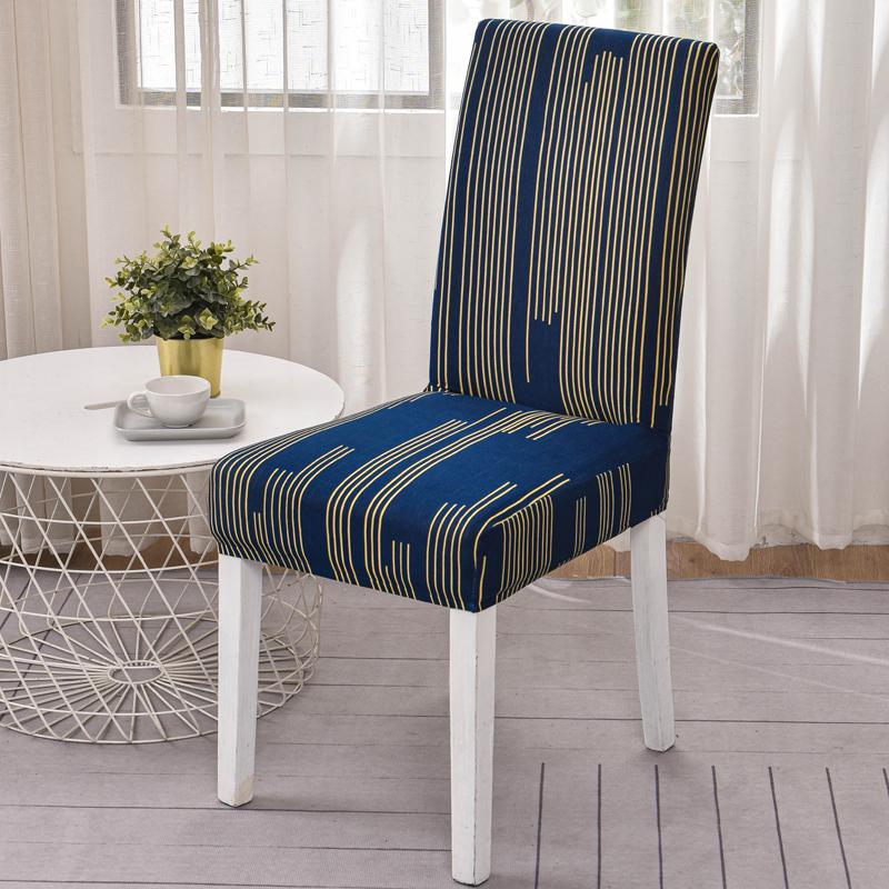 New Colors Chair Covers Floral Modern Slipcover For Dinning Room Wedding Stretch Elastic Furniture Protector