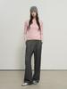 GENERALIDEA Airy Round Neck Pintuck T-Shirt [Pink] / Gf1Lts505