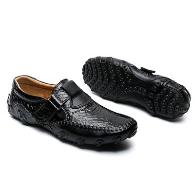 Outdoor-Schuhe für Herren, lässige Lederschuhe, klassische Slipper für Herren, bequeme Herren-Sneaker im britischen Stil
