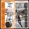 Foldable Wing-Shaped Clothes Drying Rack for Indoor/Outdoor Use