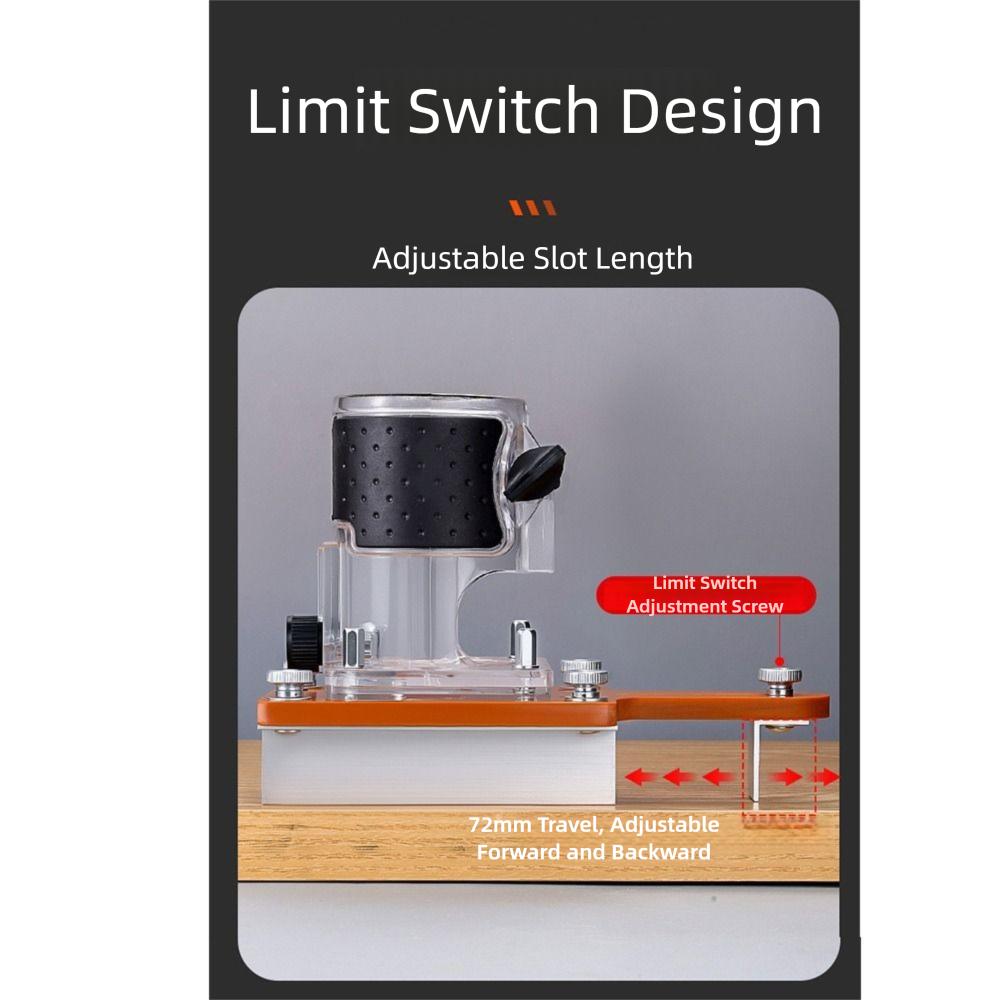 2 In 1 Wood Router Table Insert Plate With limiter Sturdy Flip Board Trimming Machine Slotted Board