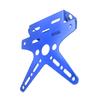 Motorrad Kennzeichenhalter Winkelverstellung Klappbar Blau Motorrad Kennzeichenhalter