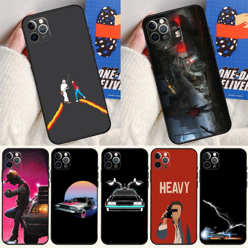 Back To The Future Case For Apple iPhone 16 15 14 13 12 11 Pro Max Mini XR 15 16 Plus 16e Protective Cover